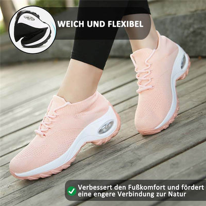 Damen Sportschuhe Mit Fliegenden Stricksocken, Lässige Laufschuhe