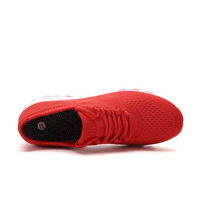 Damen Sportschuhe Mit Fliegenden Stricksocken, Lässige Laufschuhe