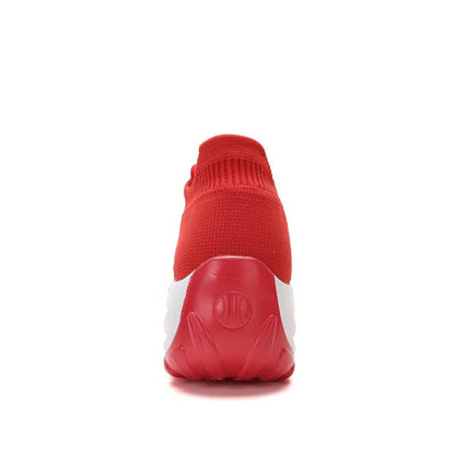 Damen Sportschuhe Mit Fliegenden Stricksocken, Lässige Laufschuhe