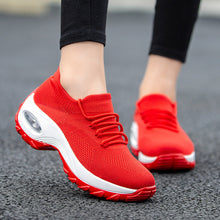 Lade das Bild in den Galerie-Viewer, draussenfeet strickschuhe 31540 rot
