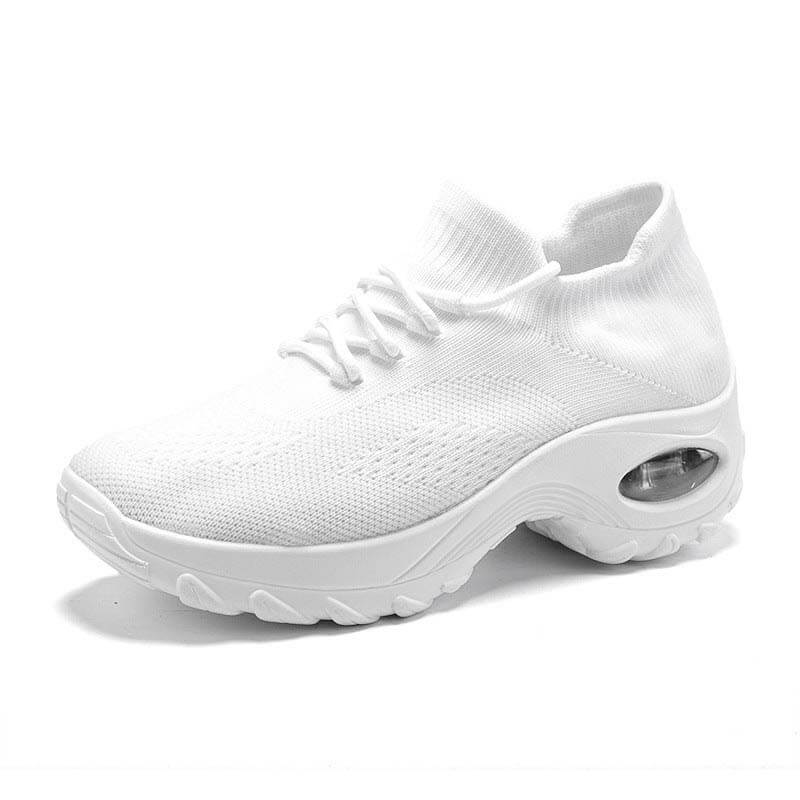 Damen Sportschuhe Mit Fliegenden Stricksocken, Lässige Laufschuhe