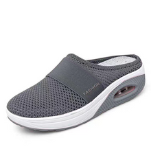 Lade das Bild in den Galerie-Viewer, draussenfeet strickschuhe 31554 dunkelgrau
