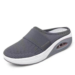 Damen Mesh Dicke Unterseite Fliegender Strick Hausschuhe