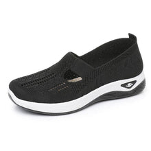 Lade das Bild in den Galerie-Viewer, Atmungsaktive Slip-on-Strickschuhe für Damen im Sommer mit weicher Sohle
