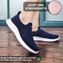 Lade das Bild in den Galerie-Viewer, draussenfeet strickschuhe 31556 dunkelblau
