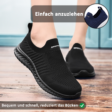 Lade das Bild in den Galerie-Viewer, draussenfeet strickschuhe 31556 renines schwarz 
