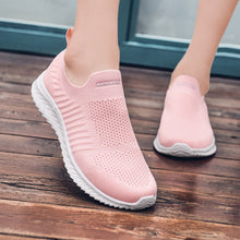 Lade das Bild in den Galerie-Viewer, draussenfeet strickschuhe 31556 rosa

