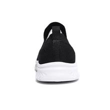 Lade das Bild in den Galerie-Viewer, draussenfeet strickschuhe 31556 schwarz und weiss
