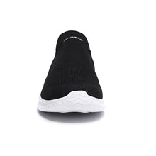 Lade das Bild in den Galerie-Viewer, draussenfeet strickschuhe 31556 schwarz und weiss
