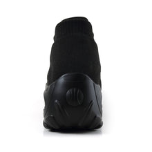 Lade das Bild in den Galerie-Viewer, draussenfeet strickschuhe 31557 reines schwarz 

