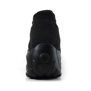 draussenfeet strickschuhe 31557 reines schwarz 
