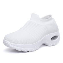 Lade das Bild in den Galerie-Viewer, draussenfeet strickschuhe 31557 reinweiss
