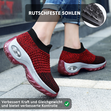 Lade das Bild in den Galerie-Viewer, draussenfeet strickschuhe 31557 rot
