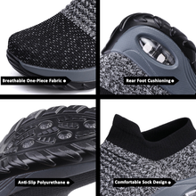 Lade das Bild in den Galerie-Viewer, draussenfeet strickschuhe 31557 silber

