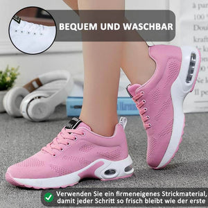 Damen Frühling Mesh Flying Weben Bequeme Casual Sportschuhe