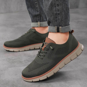 Herren Leichte Lässige Atmungsaktive Loafer Schuhe aus Gewebtem Stoff