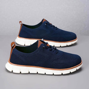 Herren Leichte Lässige Atmungsaktive Loafer Schuhe aus Gewebtem Stoff