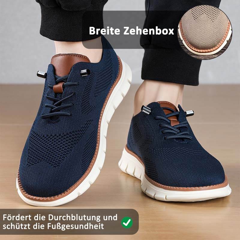 Herren Leichte Lässige Atmungsaktive Loafer Schuhe aus Gewebtem Stoff