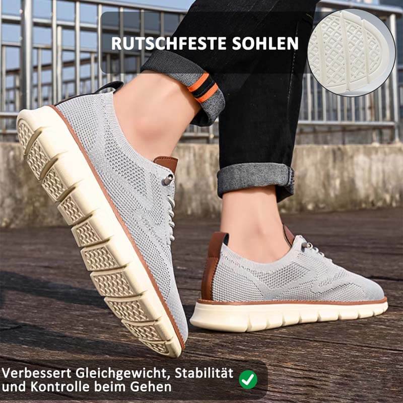 Herren Leichte Lässige Atmungsaktive Loafer Schuhe aus Gewebtem Stoff
