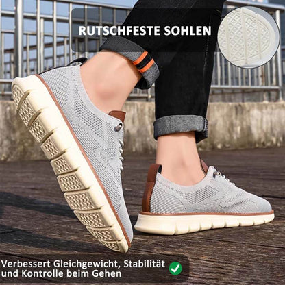 Herren Leichte Lässige Atmungsaktive Loafer Schuhe aus Gewebtem Stoff