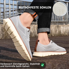 Lade das Bild in den Galerie-Viewer, draussenfeet strickschuhe 31562 hellgrau
