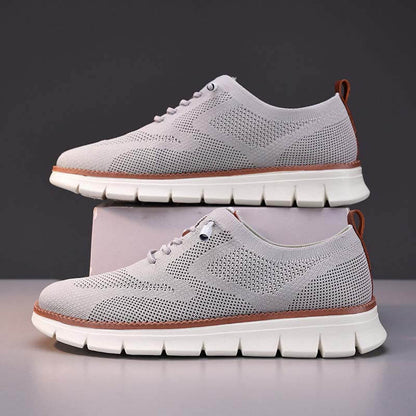 Herren Leichte Lässige Atmungsaktive Loafer Schuhe aus Gewebtem Stoff