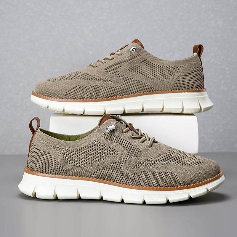 Herren Leichte Lässige Atmungsaktive Loafer Schuhe aus Gewebtem Stoff
