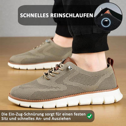 Herren Leichte Lässige Atmungsaktive Loafer Schuhe aus Gewebtem Stoff