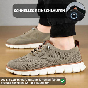 Herren Leichte Lässige Atmungsaktive Loafer Schuhe aus Gewebtem Stoff