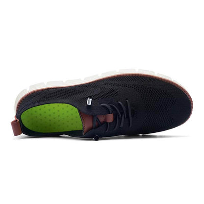 Herren Leichte Lässige Atmungsaktive Loafer Schuhe aus Gewebtem Stoff