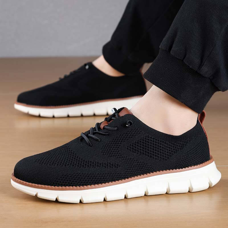 Herren Leichte Lässige Atmungsaktive Loafer Schuhe aus Gewebtem Stoff