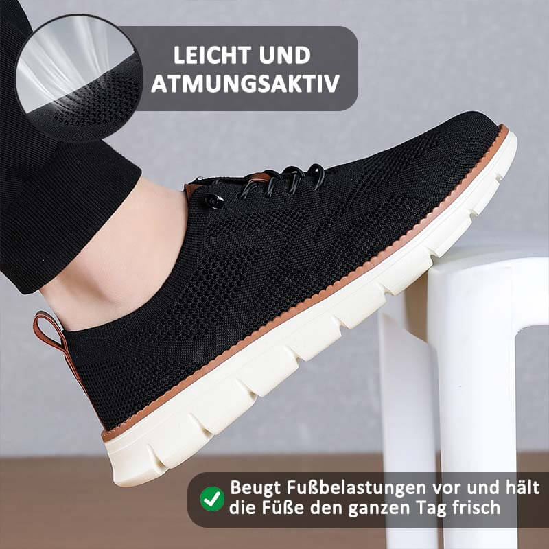 Herren Leichte Lässige Atmungsaktive Loafer Schuhe aus Gewebtem Stoff