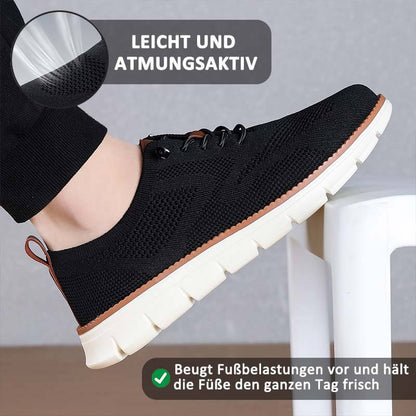 Herren Leichte Lässige Atmungsaktive Loafer Schuhe aus Gewebtem Stoff