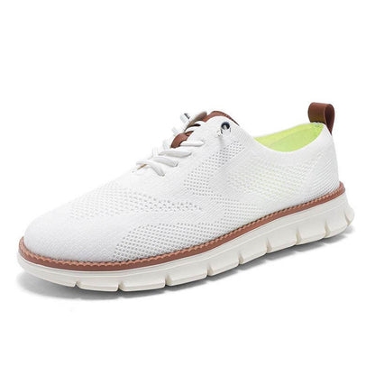 Herren Leichte Lässige Atmungsaktive Loafer Schuhe aus Gewebtem Stoff