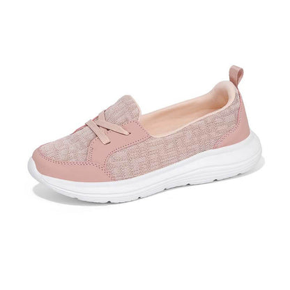 Damen Slip-on Freizeitschuhe Low-Top Flache Sohlen Wanderschuhe