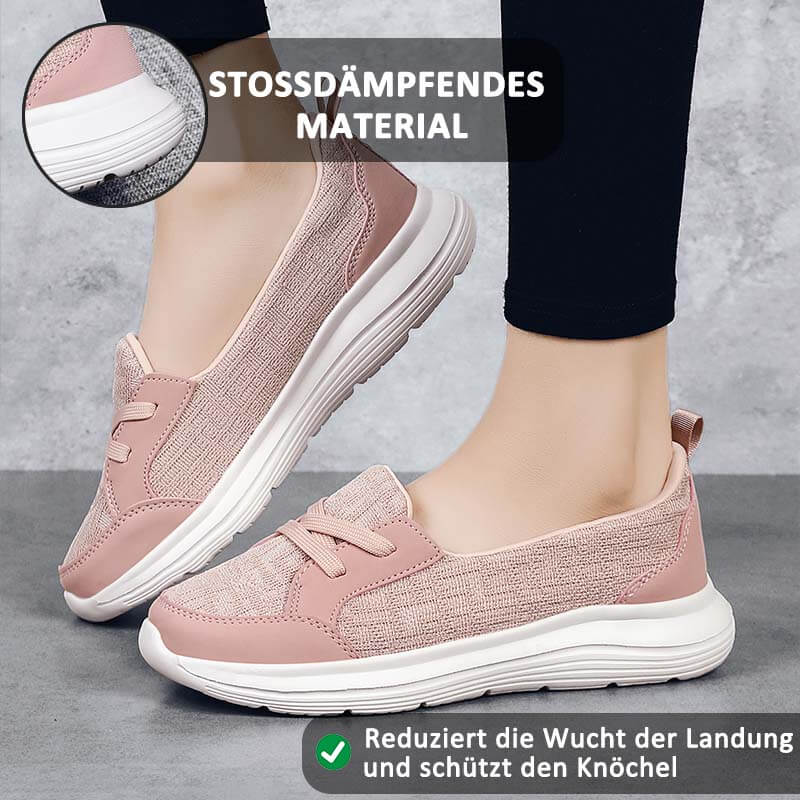 Damen Slip-on Freizeitschuhe Low-Top Flache Sohlen Wanderschuhe