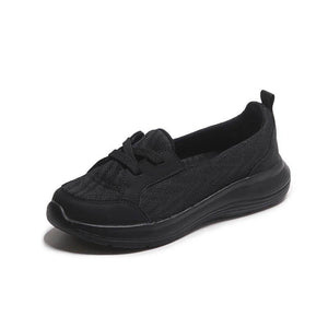 Damen Slip-on Freizeitschuhe Low-Top Flache Sohlen Wanderschuhe