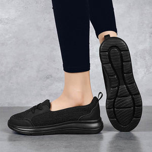Damen Slip-on Freizeitschuhe Low-Top Flache Sohlen Wanderschuhe