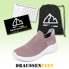Lade das Bild in den Galerie-Viewer, draussenfeet strickschuhe 31572 rosa
