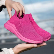 Lade das Bild in den Galerie-Viewer, draussenfeet strickschuhe 31572 sexy rosa
