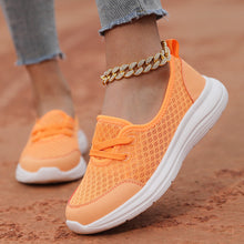 Lade das Bild in den Galerie-Viewer, draussenfeet strickschuhe 31573 orange
