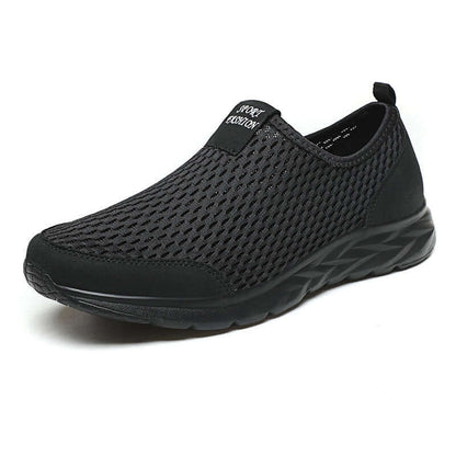 Atmungsaktive Mesh-Schuhe für den Sommer, leicht, lässig, Sport, Slip-on (Unisex)