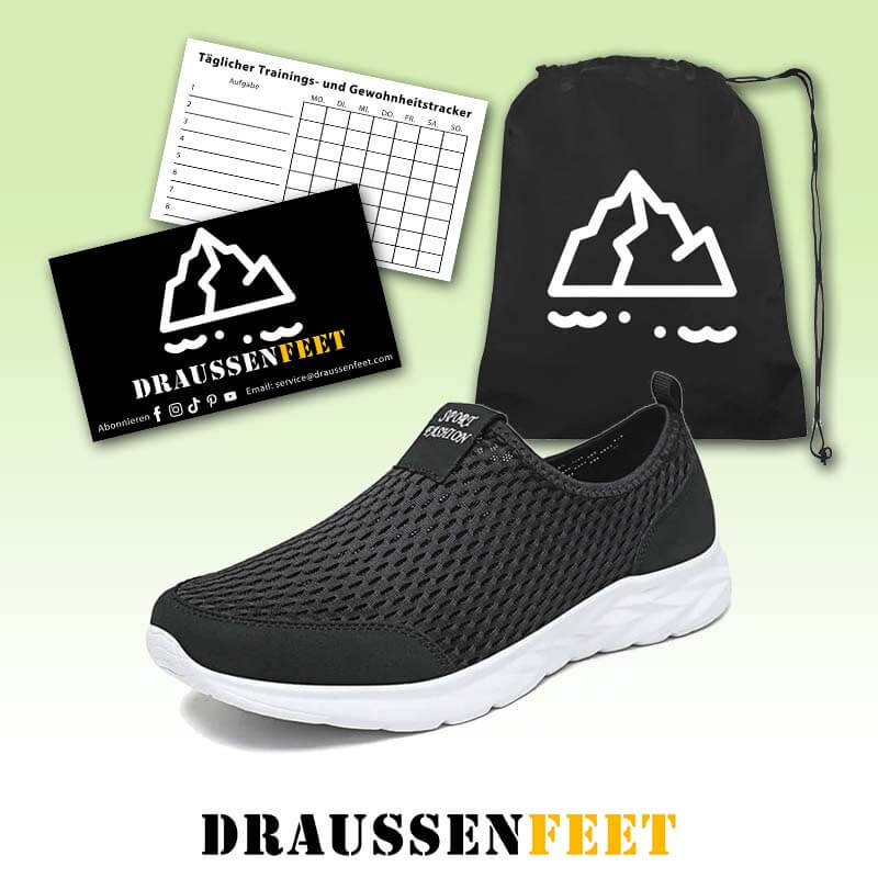 Atmungsaktive Mesh-Schuhe für den Sommer, leicht, lässig, Sport, Slip-on (Unisex)