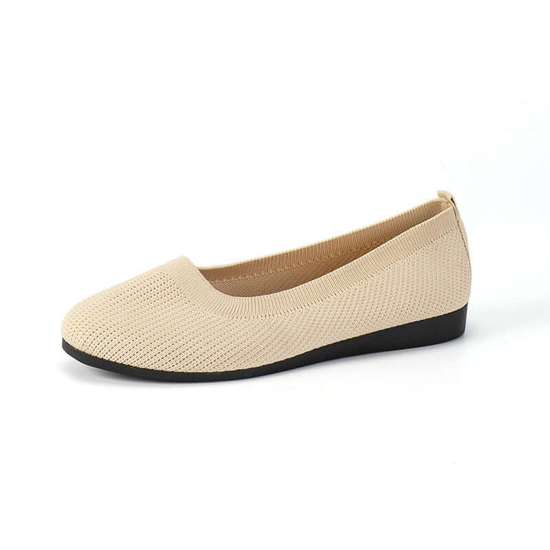 Damen Frühling Runde Zehen Flache Einzelschuhe Mokassins Sport Freizeitschuhe
