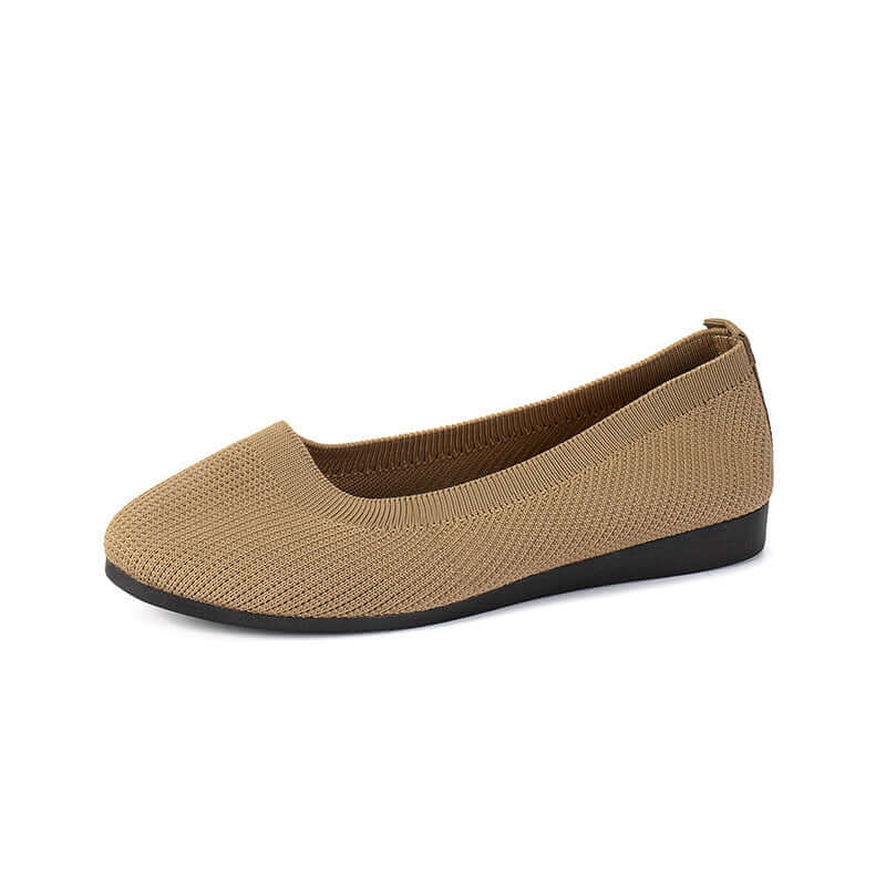 Damen Frühling Runde Zehen Flache Einzelschuhe Mokassins Sport Freizeitschuhe