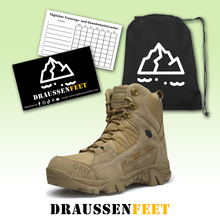 Lade das Bild in den Galerie-Viewer, draussenfeet taktische-trainingsstiefel 31392 braun
