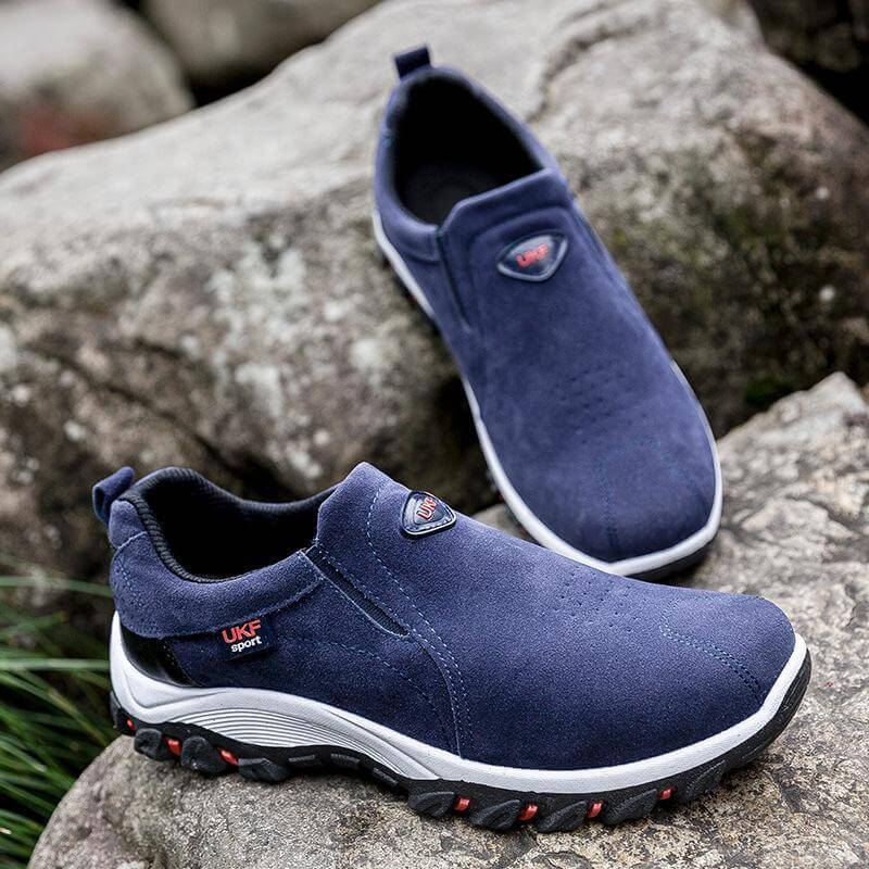Wasserdichte Wanderschuhe ohne Schnürsenkel für Herren