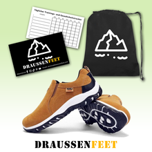 Lade das Bild in den Galerie-Viewer, draussenfeet trekking wanderschuhe 136316 gelb
