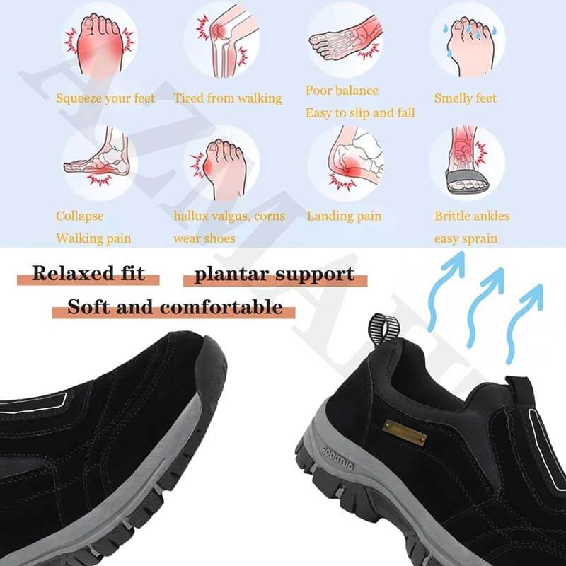 Herren Waterproof wasserdichte Trekking Und Wanderschuhe Freizeitschuhe Halbschuhe