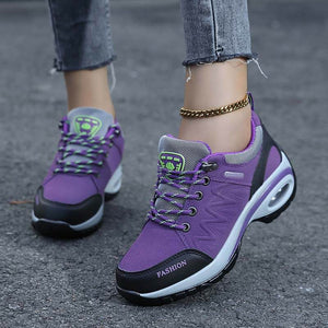 Damen Herbst & Winter Outdoor Wanderschuhe Dicke Sohle Rutschfeste Weiche Freizeitschuhe